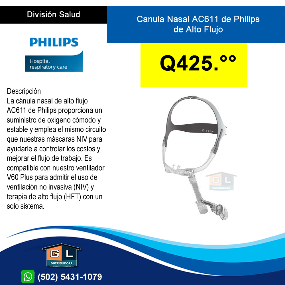 Canula-Nasal-Phillips-AC611-de-Alto-Flujo-Guatemala-2022-mayo